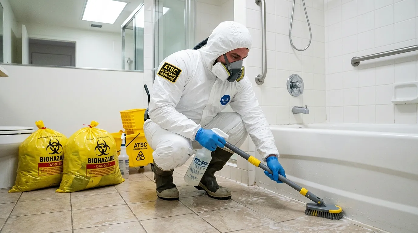 Decontamination equipment deployed for Blood Cleanup in Bensalem